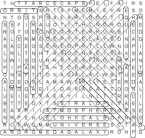 word search puzzle solution