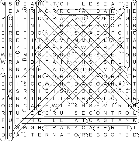 word search puzzle solution