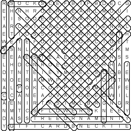 word search puzzle solution