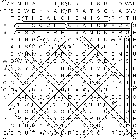 word search puzzle solution