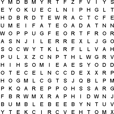 Butterfly Puzzles on Free Printable Word Search Puzzles