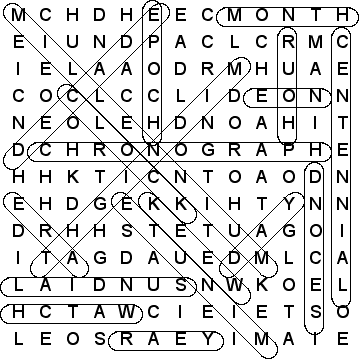 word search puzzle solution
