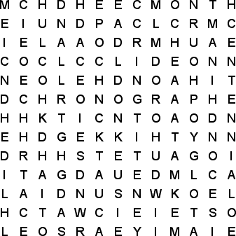 word search puzzle