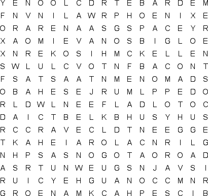Movie Actors 1 word search puzzle
