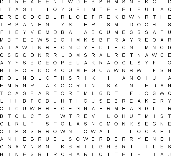 word search puzzle