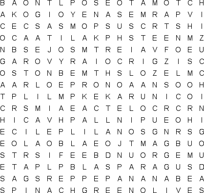 word search puzzle