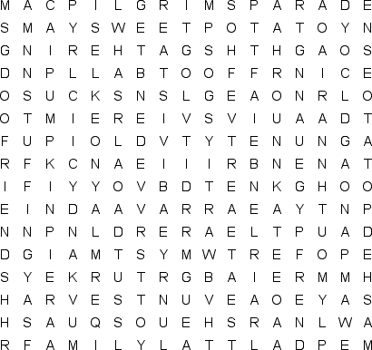 word search puzzle