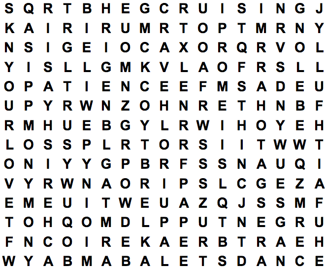 word search puzzle