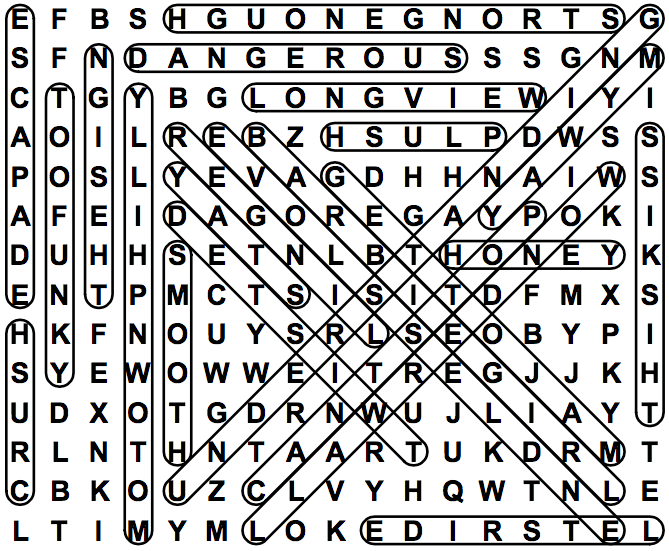 word search puzzle solution