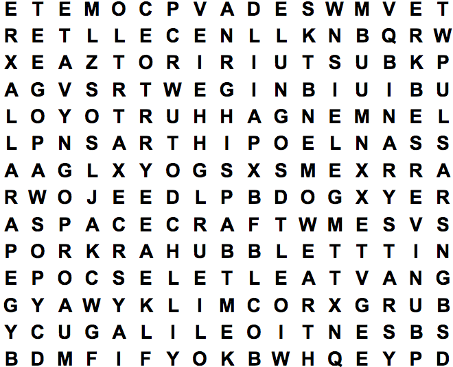 word search puzzle