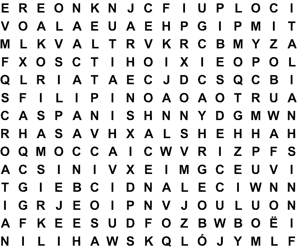 word search puzzle