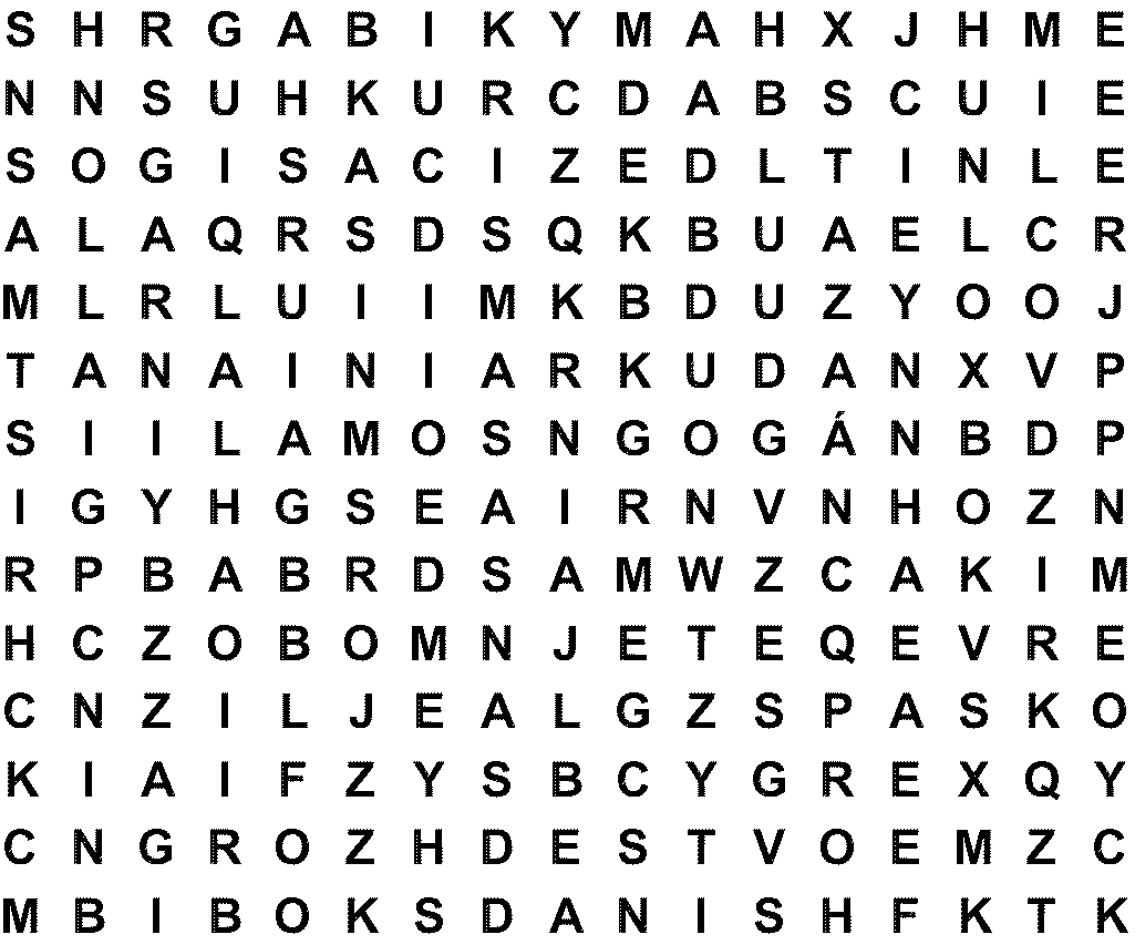 word search puzzle