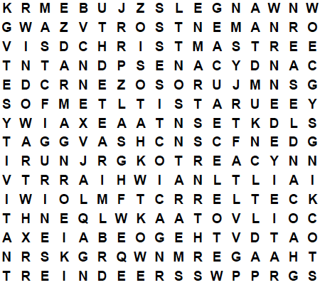 word search puzzle