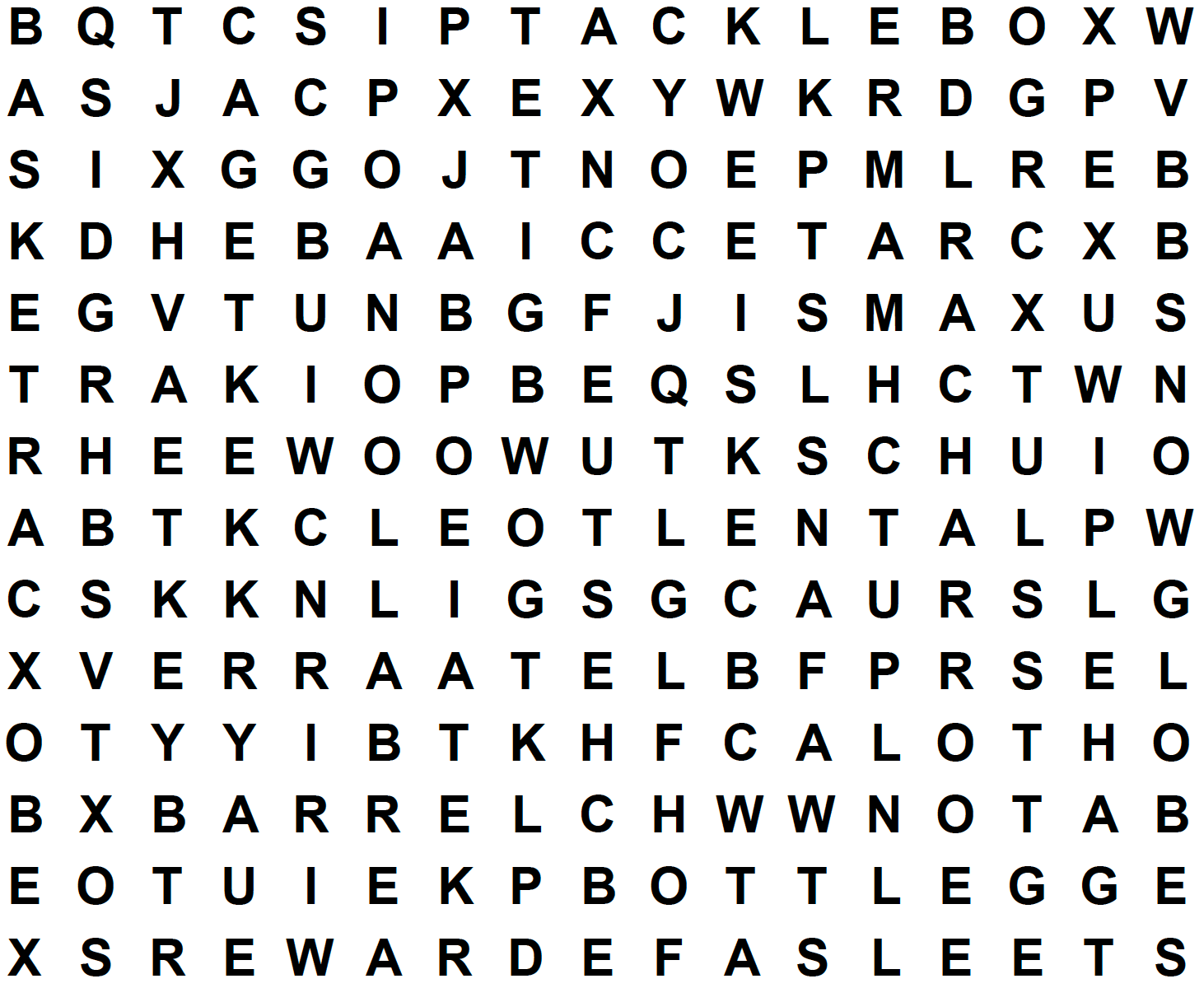 word search puzzle