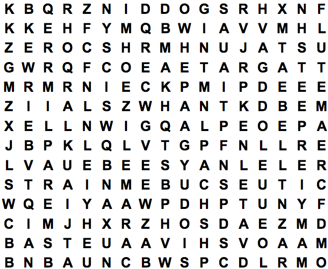 word search puzzle