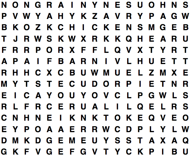 word search puzzle