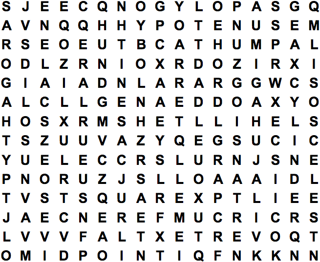 word search puzzle