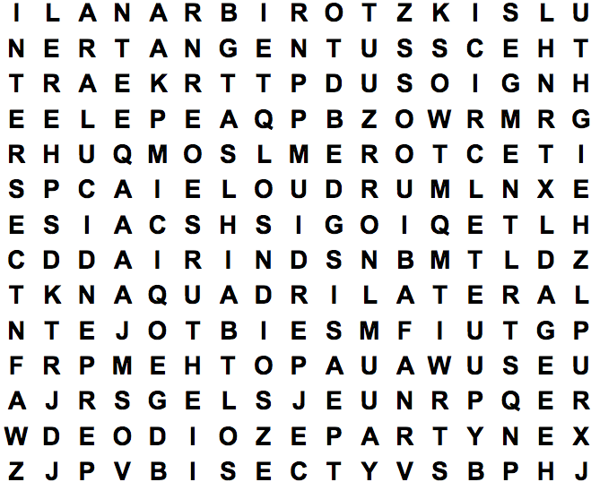 word search puzzle