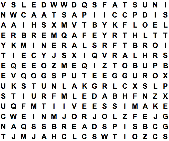 word search puzzle