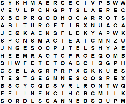 word search puzzle