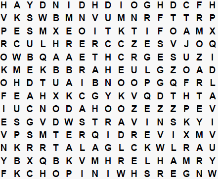 word search puzzle