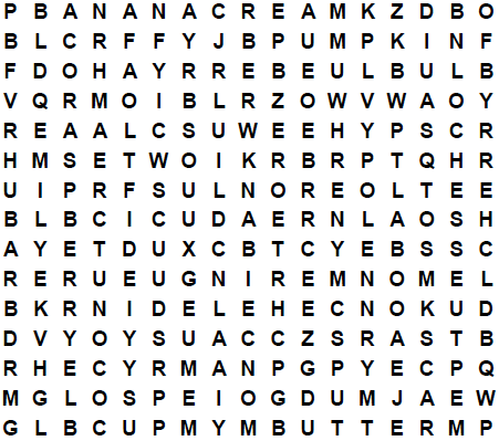 word search puzzle