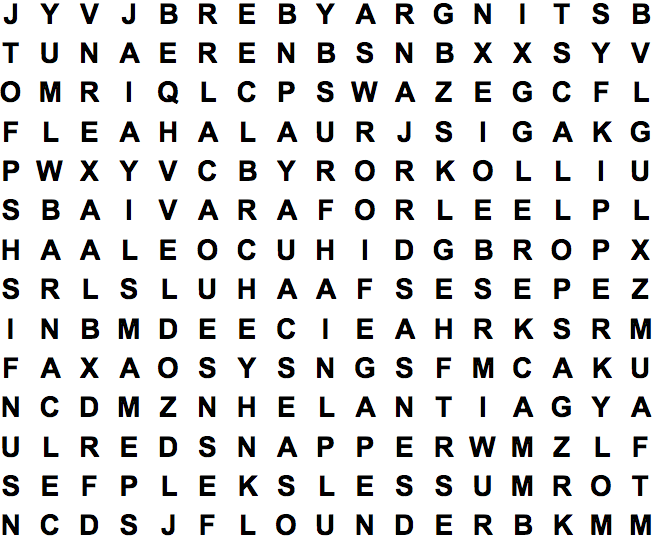 word search puzzle