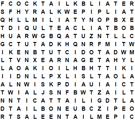 word search puzzle