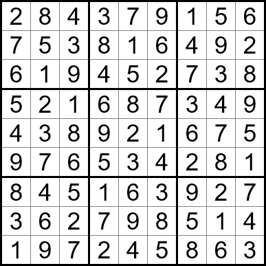 Solutions for Sudoku #1551a and #1552a (Medium) - Free Printable ...