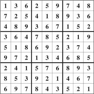 Printables - Sudoku Game 01