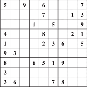 100 Free Printable Sudoku Puzzles