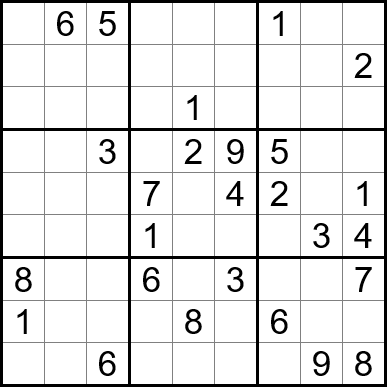 Free Printable Easy Sudoku with the Answer #2393