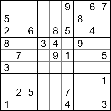 Sudoku 1,247 easy, Life and style