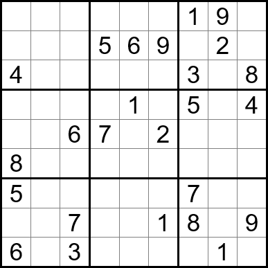 Sudoku 1,247 easy, Life and style