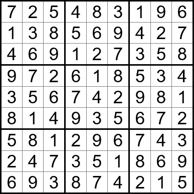 Sudoku 1,247 easy, Life and style