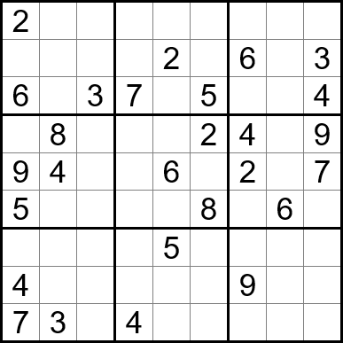 Printable #Easy #Sudoku  Sudoku puzzles, Sudoku, Sudoku printable