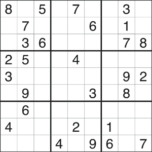 Free Printable Easy Sudoku with the Answer #33