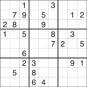 Free Printable Medium Sudoku with the Answer #5270