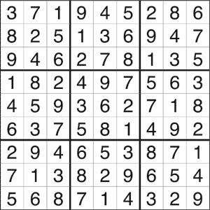 Free online Sudoku. Print Sudoku #638.