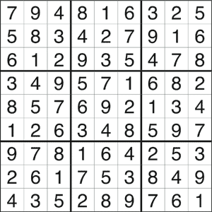 Center Dot Sudoku - Easy 