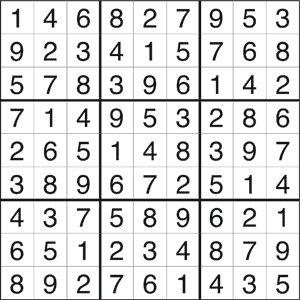 Sudoku gratuito online. imprimir Sudoku #956.