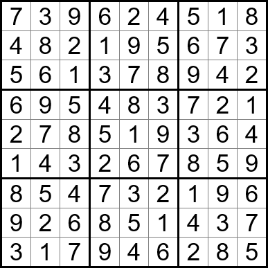 Free Printable Hard Sudoku with the Answer #11827