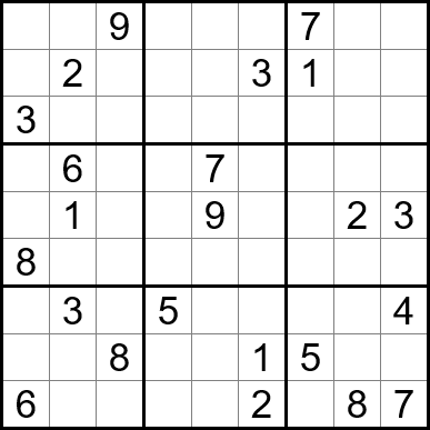 Sudoku 1,247 easy, Life and style