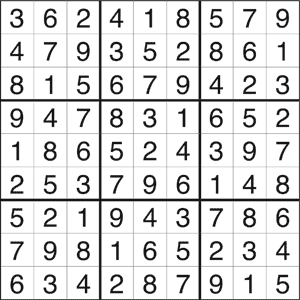 Jogo Sudoku Fácil Com Respostas Para Imprimir. Jogo Nº 661.