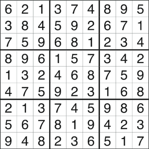 Free online Sudoku. Print Sudoku #743.