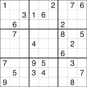 Sudoku gratuito online. imprimir Sudoku #956.