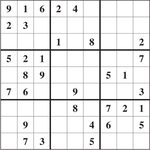 Medium sudoku puzzles @