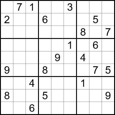 Sudoku 1,247 easy, Life and style