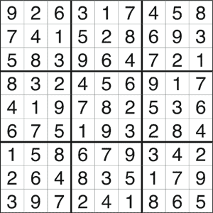 Jogo Sudoku - No. 148