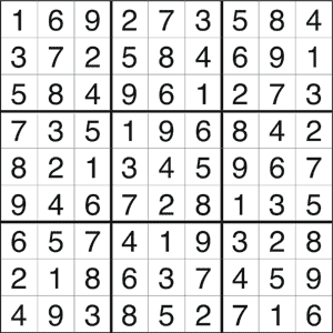 Sudoku gratuito online. imprimir Sudoku #956.